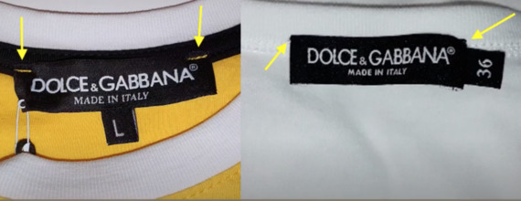Одежда Dolce Gabbana – как распознать подделку