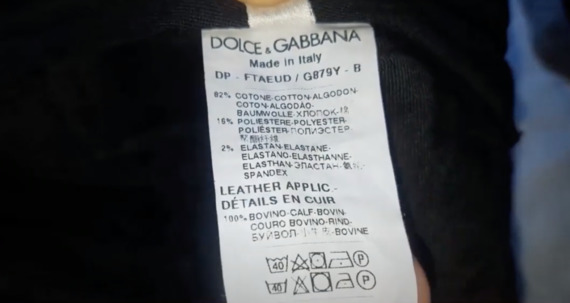 Одежда Dolce Gabbana – как распознать подделку
